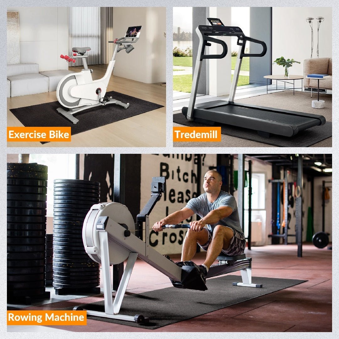 Only Supports Self Pickup High Density Home Gym Treadmill Exercise Bike Equipment Mats, 1 - 4 Inch Thick, Multiple Sizes - 5 from JK - sports | 24x48