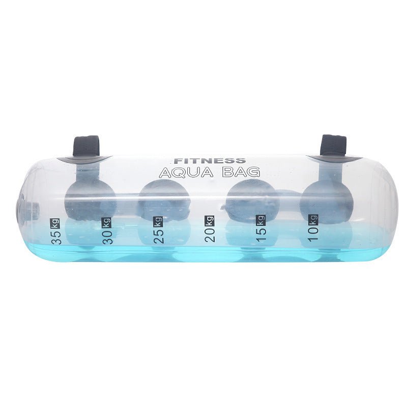 Transparent Cylindrical Weight - bearing Fitness Water Dumbbell Fitness Exercise Training Weightlifting Equipment - 0 from JK - sports | 35kg80x23