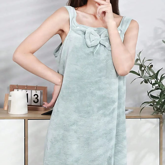 1Pc Womens Bath Towels Girls Wearable Fast Drying Bathing Beach Spa Bathrobes Wash Clothing, Shower Bath and Gym Towel