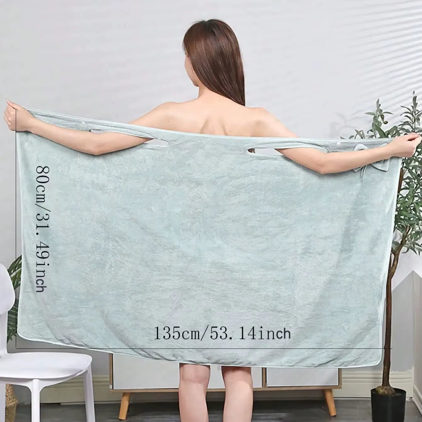 1Pc Womens Bath Towels Girls Wearable Fast Drying Bathing Beach Spa Bathrobes Wash Clothing, Shower Bath and Gym Towel - from JK - sports | As Picture Shows