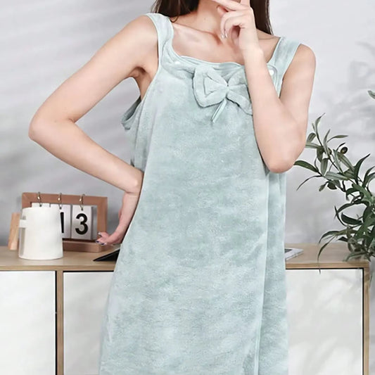 1Pc Womens Bath Towels Girls Wearable Fast Drying Bathing Beach Spa Bathrobes Wash Clothing, Shower Bath and Gym Towel - from JK - sports | As Picture Shows