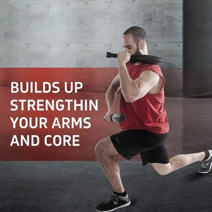 5LB Pound Fitness Bar Bell Iran Bar, Fitness Hammer Bell Club For Strength Training And Physical Fitness Wrist Exercise Equipment - 5 from JK - sports | As picture