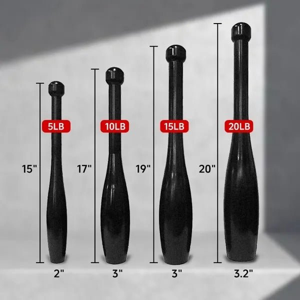 5LB Pound Fitness Bar Bell Iran Bar, Fitness Hammer Bell Club For Strength Training And Physical Fitness Wrist Exercise Equipment - 5 from JK - sports | As picture