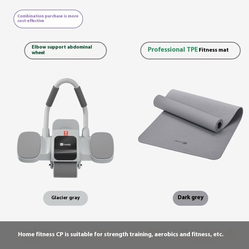 Abdominal Wheel Elbow Support Type Home Fitness Equipment Exercise - 0 from JK - sports | Gymnastic Mat Combination