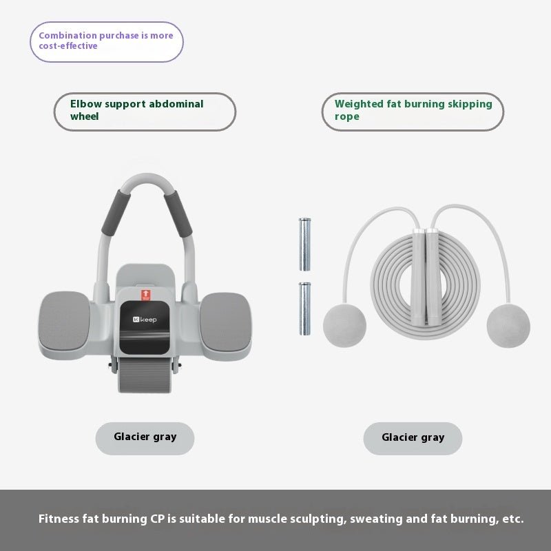 Abdominal Wheel Elbow Support Type Home Fitness Equipment Exercise - 0 from JK - sports | Rope Skipping Combination