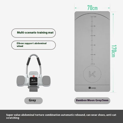 Abdominal Wheel Elbow Support Type Home Fitness Equipment Exercise - 0 from JK - sports | Shaping Suit Gray