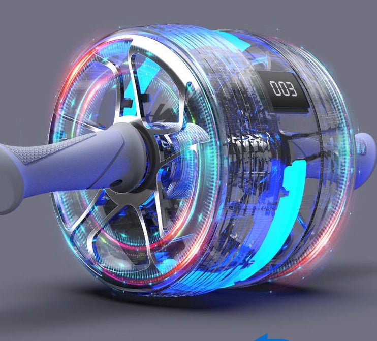 Abdominal Wheel Male Abdominal Curling Home Exercise Fitness Equipment - 0 from JK - sports | Grey