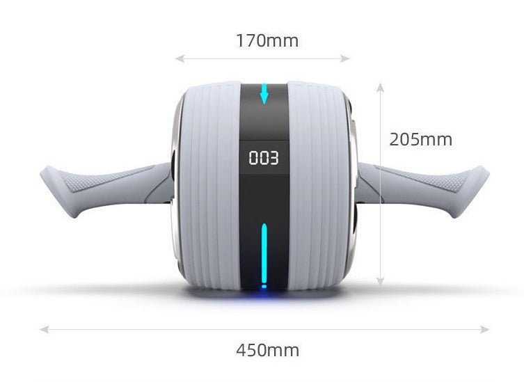 Abdominal Wheel Male Abdominal Curling Home Exercise Fitness Equipment - 0 from JK - sports | Grey