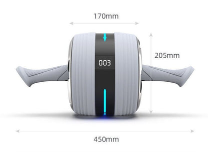 Abdominal Wheel Male Abdominal Curling Home Exercise Fitness Equipment - 0 from JK - sports | Grey