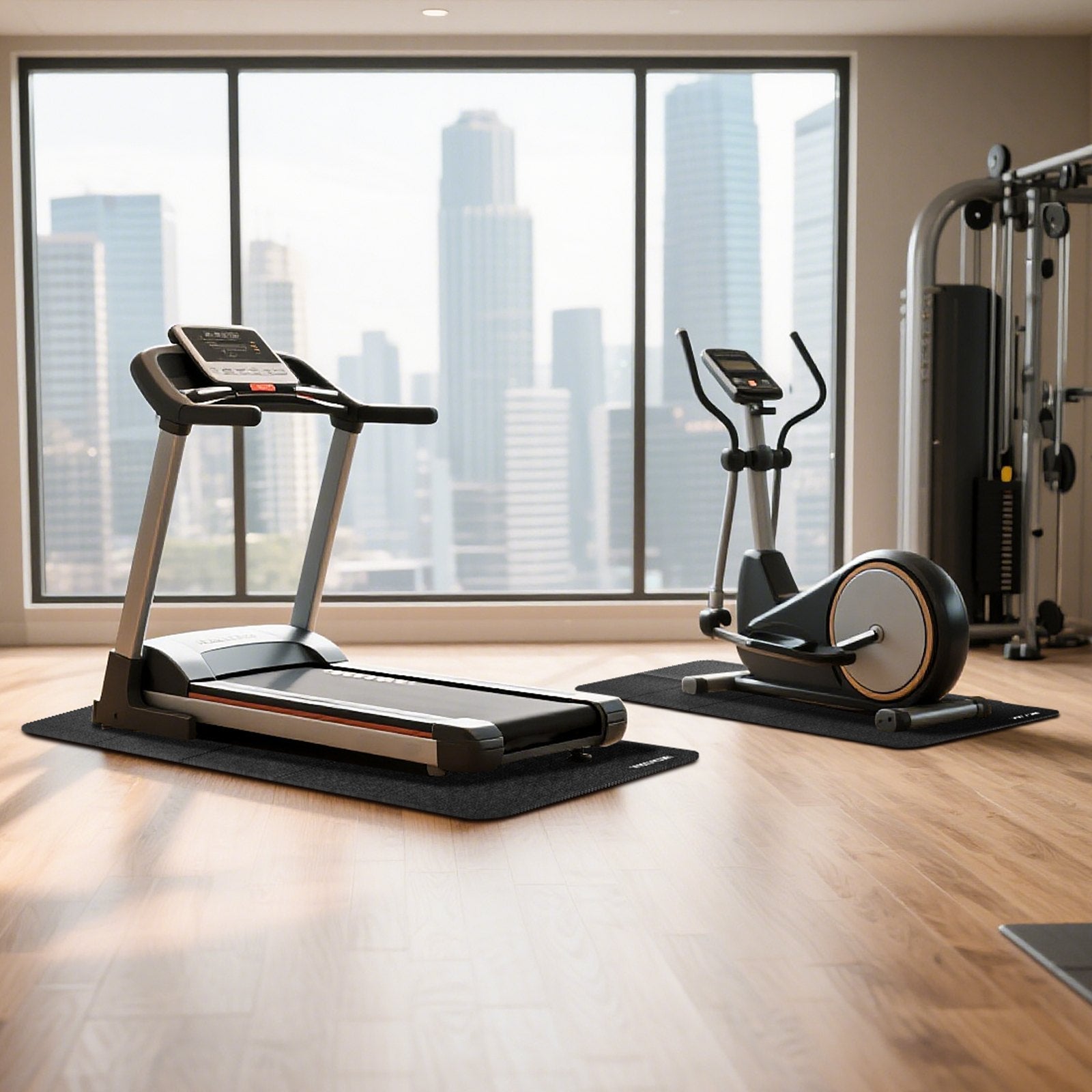 Foldable Walking Pad Treadmill Mat For Carpet Floor Exercise Equipment Mat - 5 from JK - sports | Black