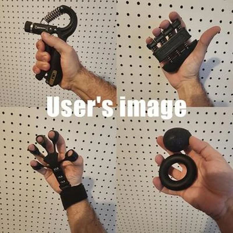 Grip Strength Trainer with Finger Exerciser, Hand Grip Strengthener, Finger Stretcher,Grip Ring & Stress Relief Ball for Muscle Building and Injury Recover Hand Extension Exerciser Outdoorfun - from JK - sports | Default