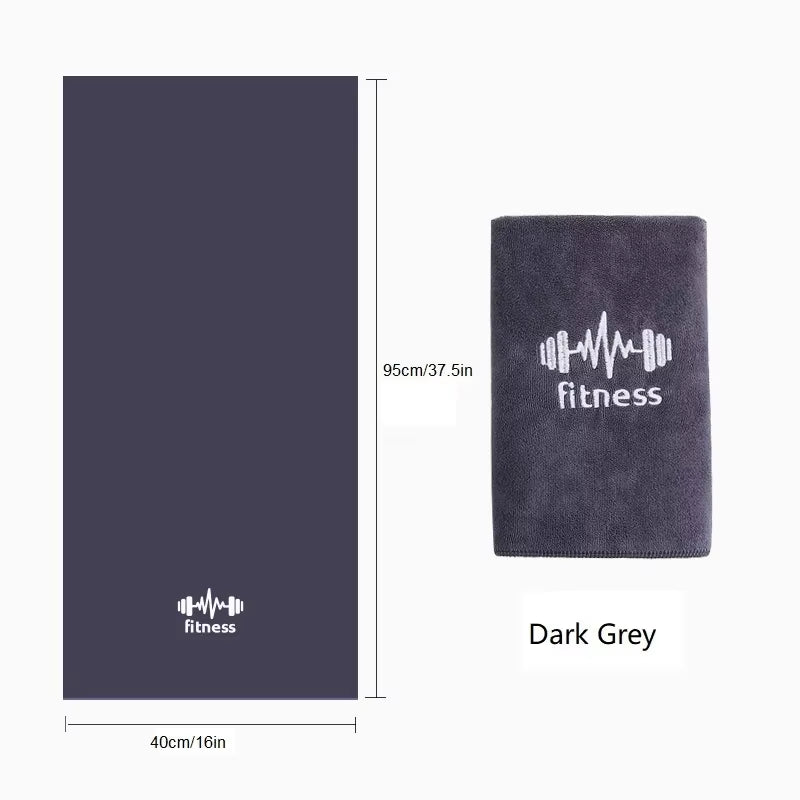 Gym Towel Microfiber Sports Towel for Men and Women, Super Soft and Quick - Drying Towel for Tennis Yoga Cycling Swimming - from JK - sports | Grey 40X95Cm