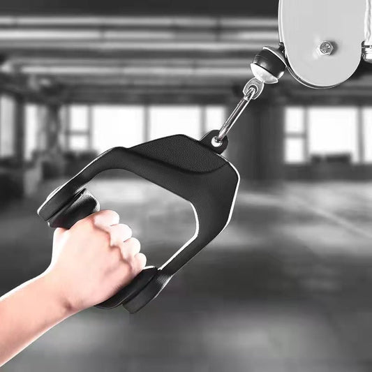 High Pull Down Back Gym Equipment Handle - 0 from JK - sports | Black Bicep pull grip