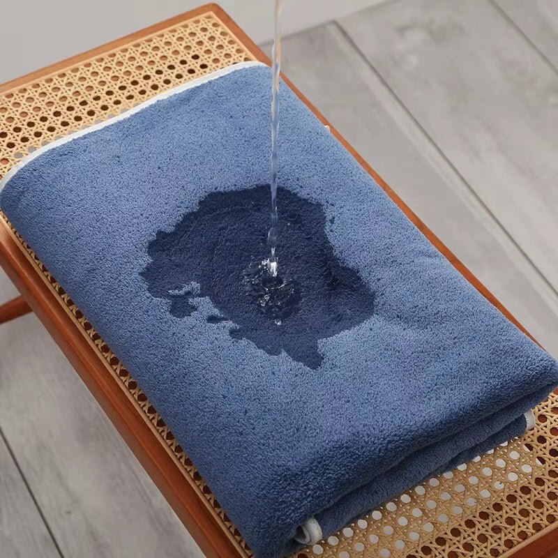 Home Bath Towels for the Body Microfiber Towel for Gym Sports Shower Robe for Spa Beath - from JK - sports | 70X140Cm Blue