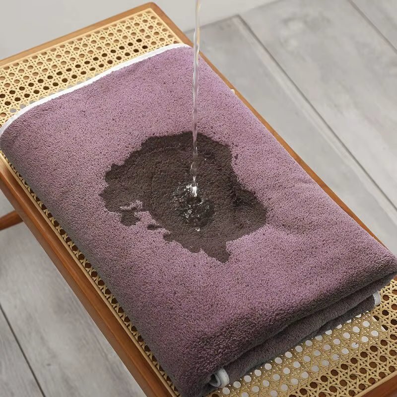 Home Bath Towels for the Body Microfiber Towel for Gym Sports Shower Robe for Spa Beath - from JK - sports | 70X140Cm Brown Purple