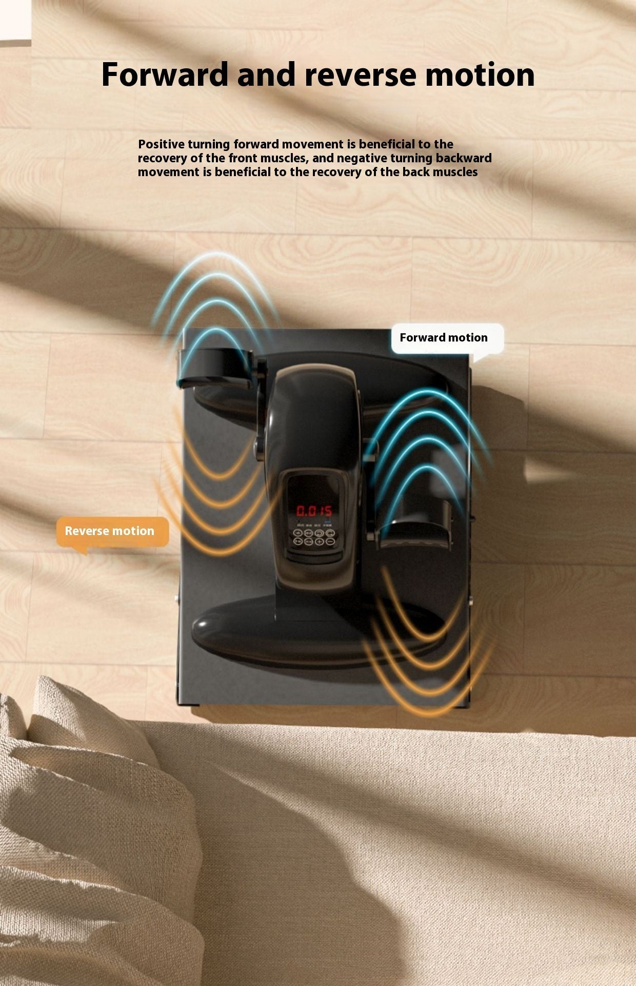 JK's Rehabilitation Electric Bike Fitness Equipment Exercise Electric Exercise Bike - 0 from JK - sports | Black UK