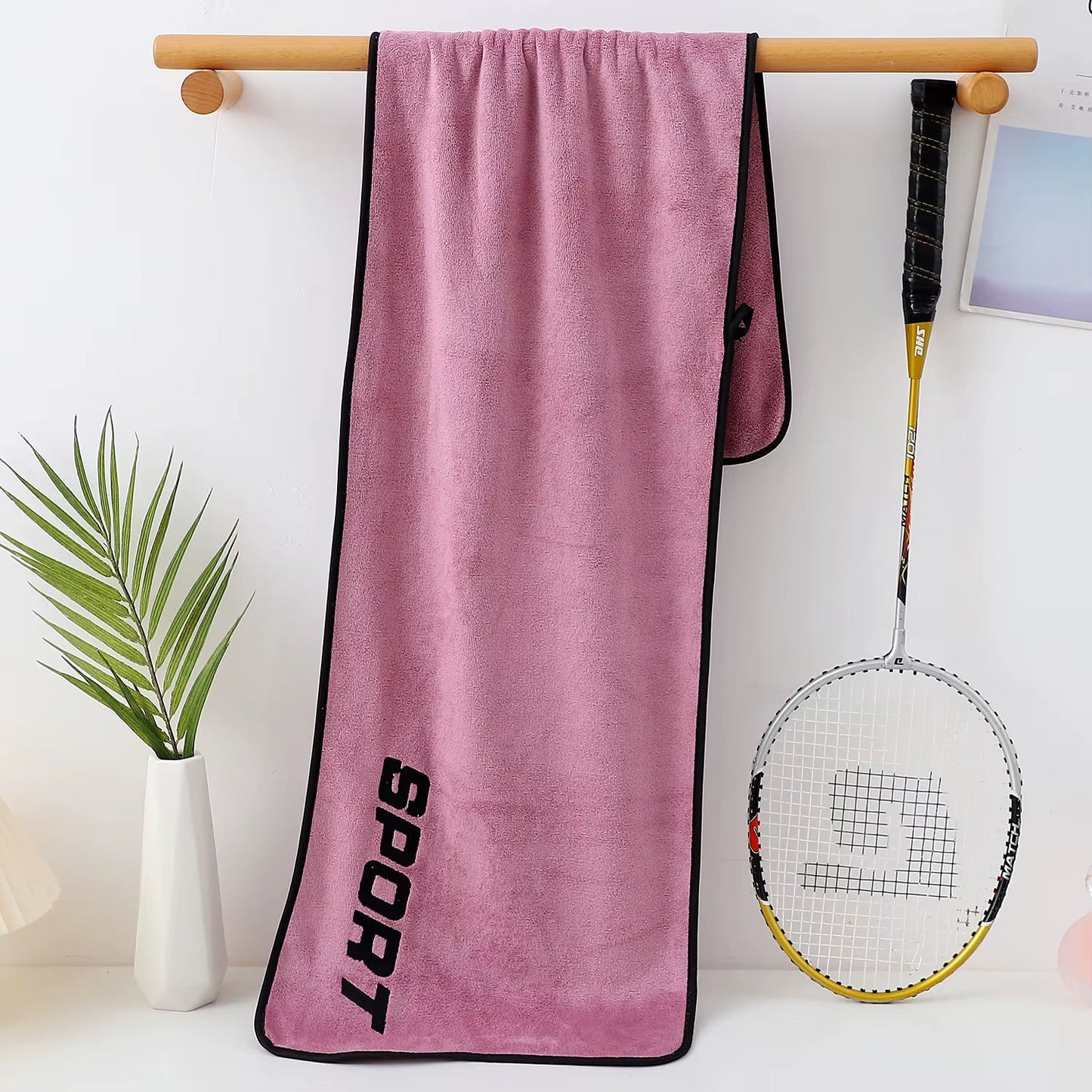JK's Sports Towel Ultra - Fine Fiber Gym Workout Sweat Absorption Towel Yoga Quick Drying Exercise Beach Quick Dry Towel - from JK - sports | Purple