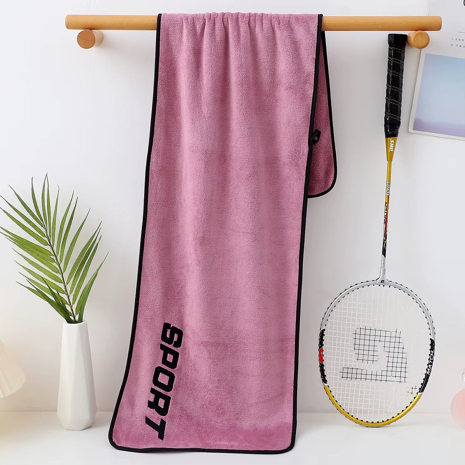 JK's Sports Towel Ultra - Fine Fiber Gym Workout Sweat Absorption Towel Yoga Quick Drying Exercise Beach Quick Dry Towel - from JK - sports | Purple