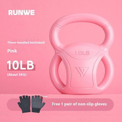 Kettlebell Universal Exercise Shaping Fitness Equipment Home Use - 0 from JK-sports | 10 Pounds Peach Pink