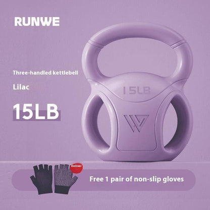 Kettlebell Universal Exercise Shaping Fitness Equipment Home Use - 0 from JK-sports | 15 Pounds Lilac Purple