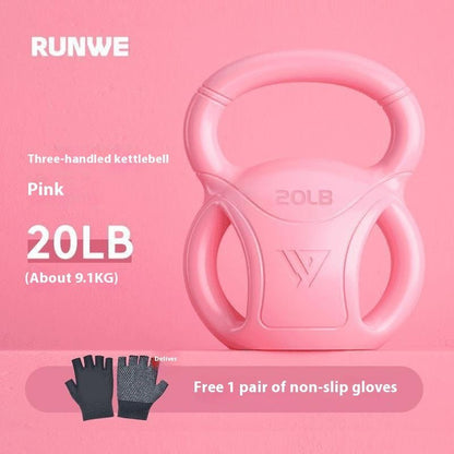 Kettlebell Universal Exercise Shaping Fitness Equipment Home Use - 0 from JK-sports | 20 Pounds Peach Pink