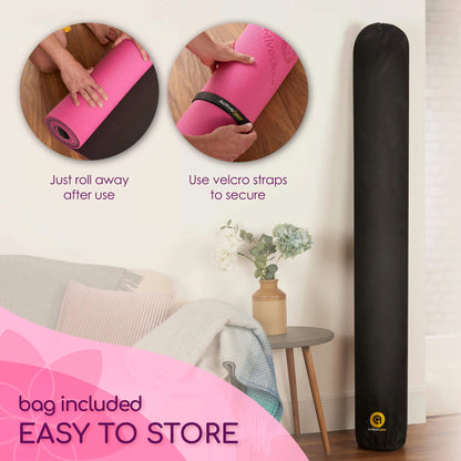 Large Yoga Mats for Acroyoga and Home Gym - from JK - sports | Pink 6' X 6'