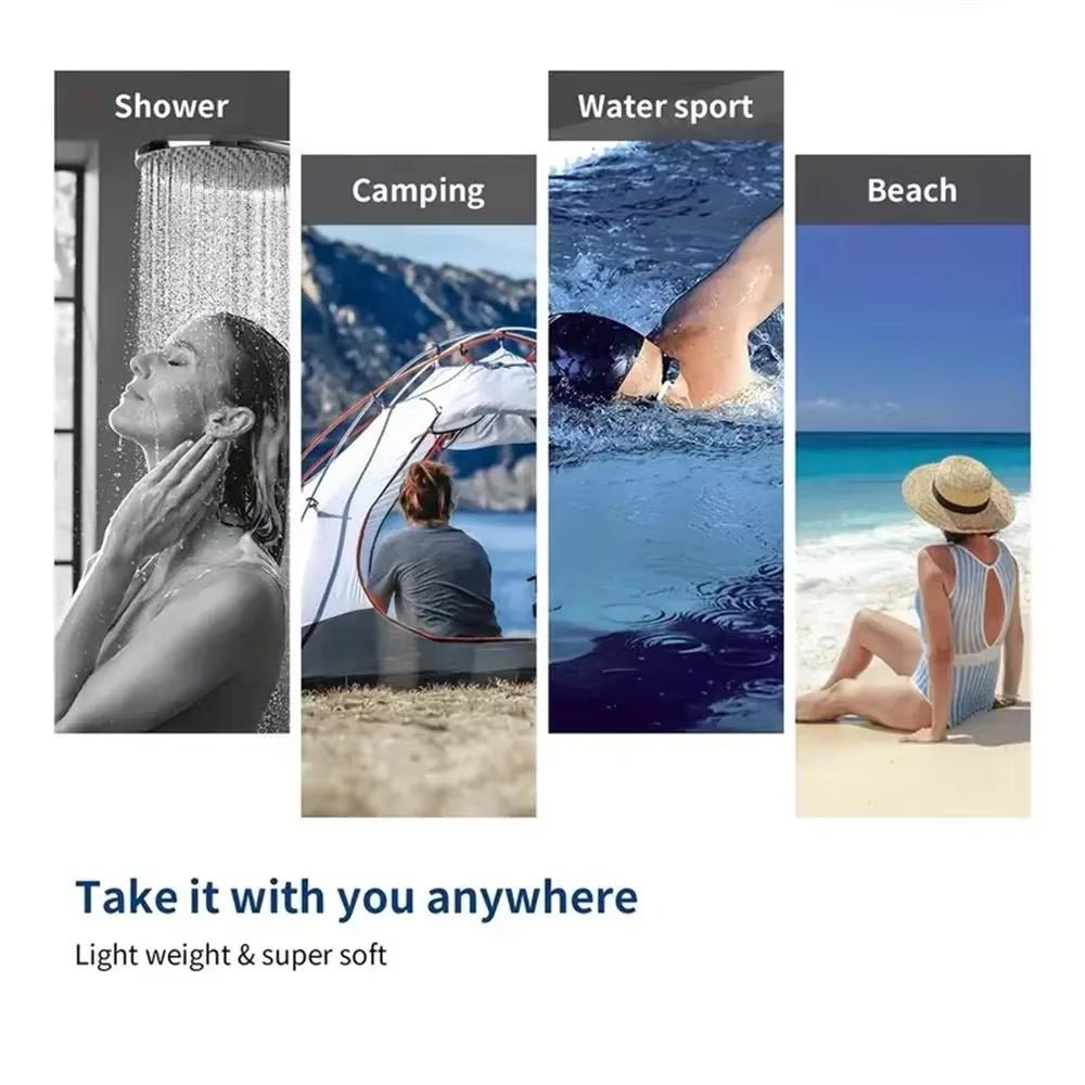 M - Mclarens Towels Bathroom Accessories Turban for Hair Quick Drying Gym Towel Large Bath Towel Sauna Personal Care Spa Home Set - from JK - sports | Stj225B053 90X180Cm - Stj