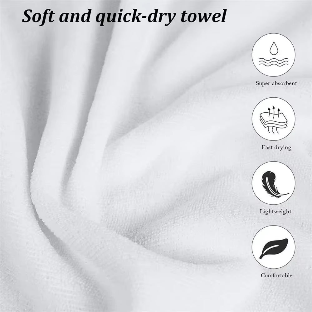 M - Mclarens Towels Bathroom Accessories Turban for Hair Quick Drying Gym Towel Large Bath Towel Sauna Personal Care Spa Home Set - from JK - sports | Stj225B053 90X180Cm - Stj
