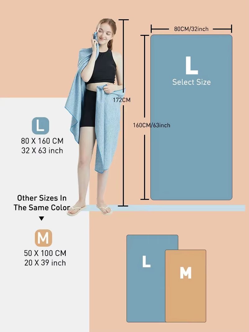 Microfiber Quick Dry Gym Towel Silver Ion Odor Free Fast Drying Workout Towel Absorbent Sweat Wicking for Men Women Fitness Yoga - from JK - sports | 50X100Cm Grey