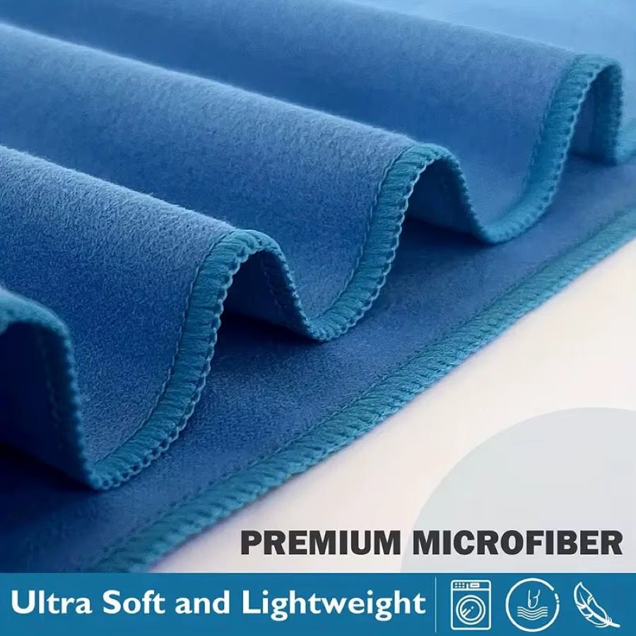 Microfiber Towel Quick Dry Towel Travel Towel Sports Towel Beach Towel Sandproof Soft Light Towel for Swim, Yoga, Gym - from JK - sports | Dark Blue Opp 40X80Cm