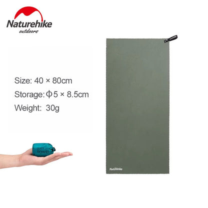 Naturehike Quick Drying Absorbent Bath Towel,Backpacking Hiking,Swimming,Camping Bath Towel,Breathable Beach Travel Gym Towel - from JK - sports | Towel 40X80Cm Green