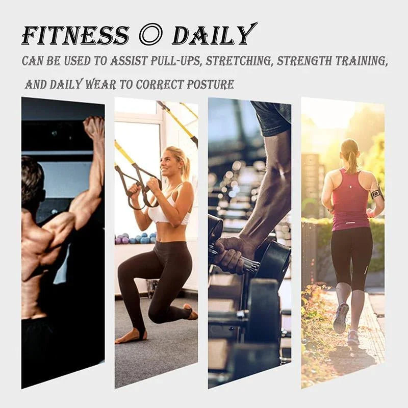 OLITE Fitness Heavy Shoulder Straps, Bench Presses, Shoulder Training Straps, Press Lifts, Chest Straight, Straight Back Assist Straps, Open Shoulder Assist Straps Heavy Shoulder - from JK - sports | S（45Kg - 55Kg）