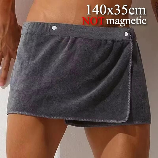 Outdoor Magnetic Bath Towel Multifunctional Magnet Towels Quick Drying Beach Towel for Surfing Swimming Changing Clothes - from JK - sports | Grey 140X35Cm