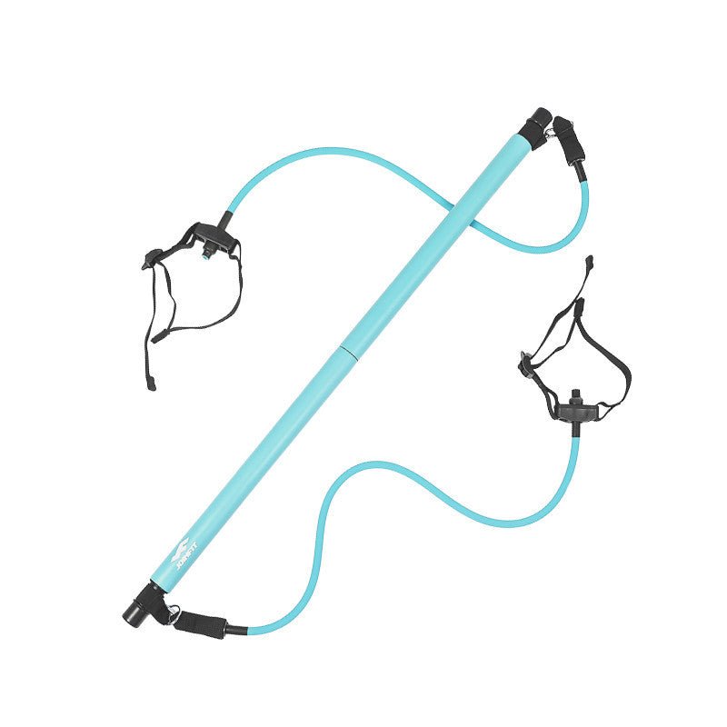 Pilates Fitness Bar Equipment Elastic Exercise Training - 0 from JK - sports | Blue