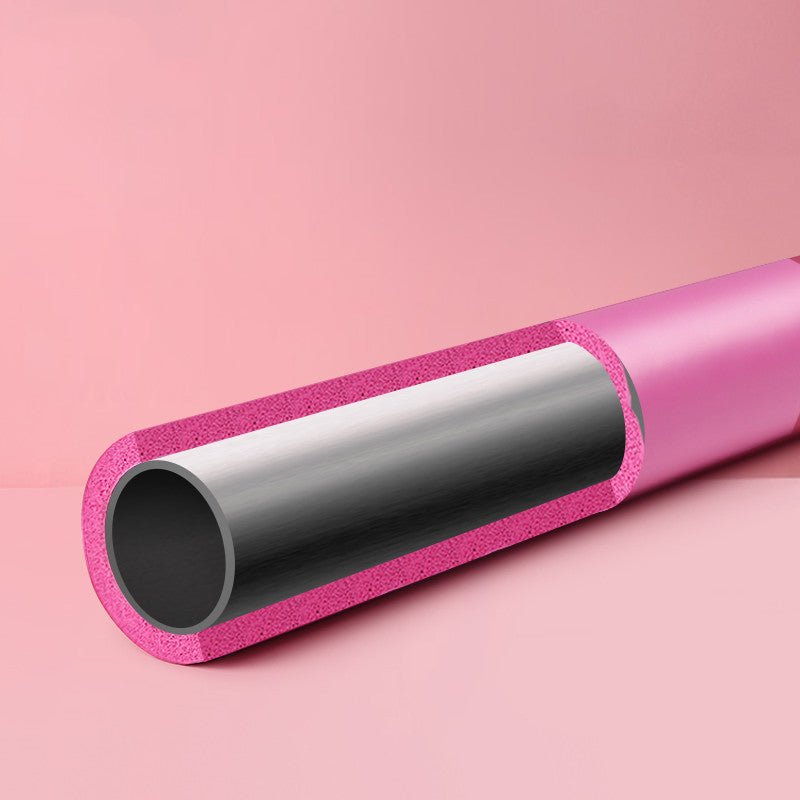 Pilates Fitness Bar Equipment Elastic Exercise Training - 0 from JK - sports | Pink