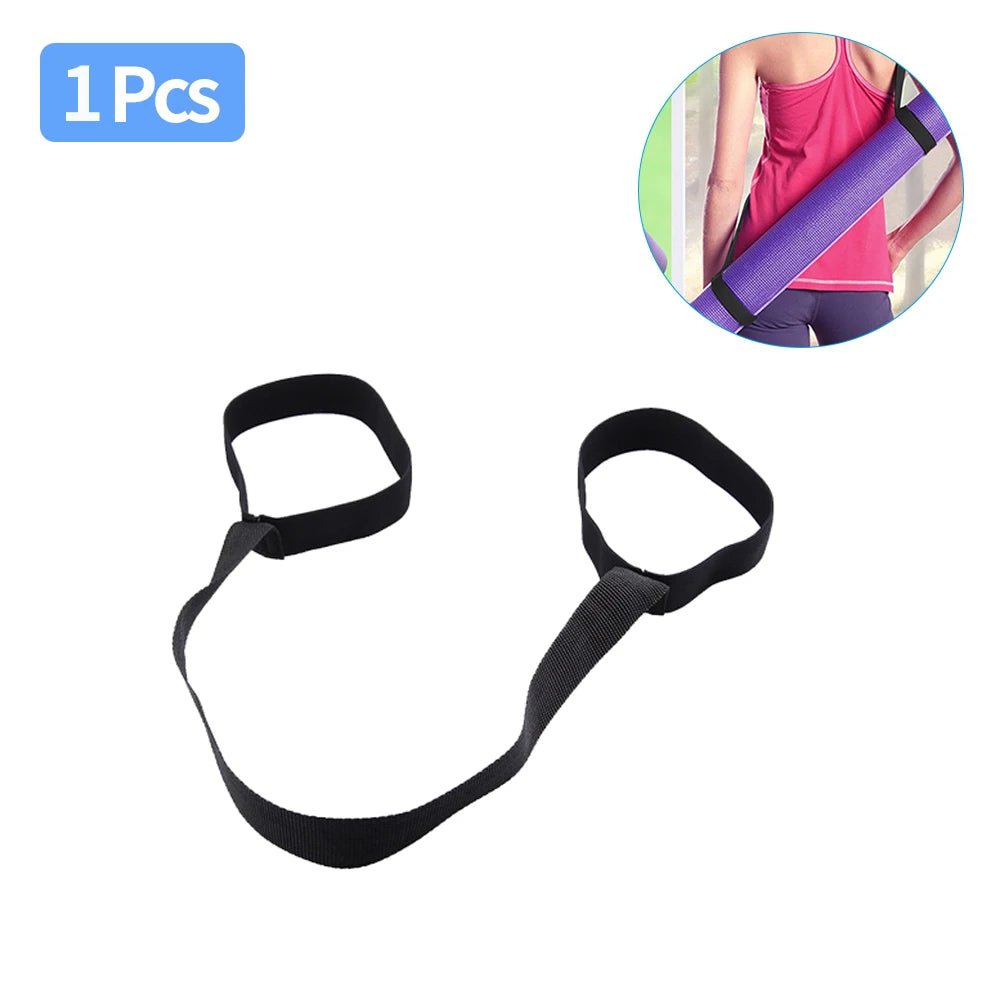 Portable Yoga Mat Strap Belts Adjustable Storage Ties Sports Sling Shoulder Carry Strap Belt Exercise Stretch Fitness Equiment - from JK - sports | 1 Pcs