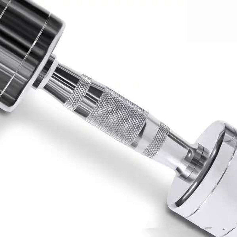 Pure Steel Home Fitness Electroplating Dumbbell Gym Equipment - 0 from JK - sports | Silver 2kg