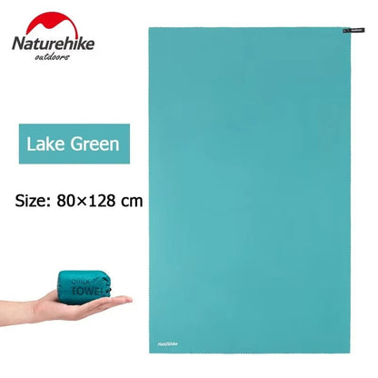 Quick Dry Moisture Transfer Breathable Bath Towel Travel Beach Towel Sports Gym Towel Absorbent Towel - from JK - sports | Lake Green 80X128