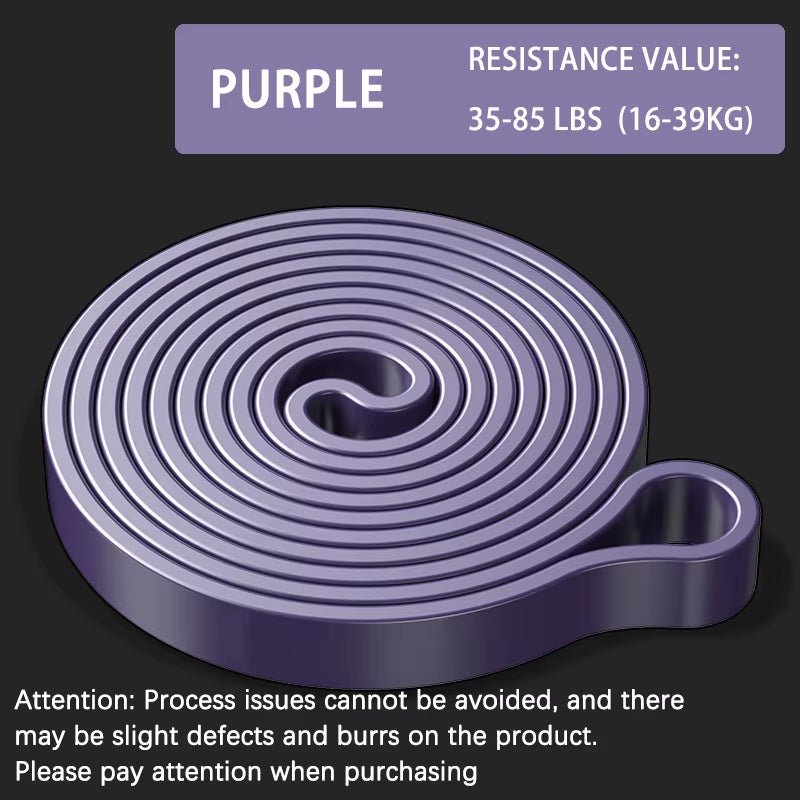 Resistance Band Set Pull up Assistance Bands Stretch Band Resistance Heavy Workout Exercise for Physical Therapy Home Workouts - from JK - sports | Purple 85Bl