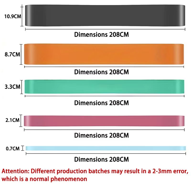 Resistance Band Set Pull up Assistance Bands Stretch Band Resistance Heavy Workout Exercise for Physical Therapy Home Workouts - from JK - sports | Yellow 15Bl