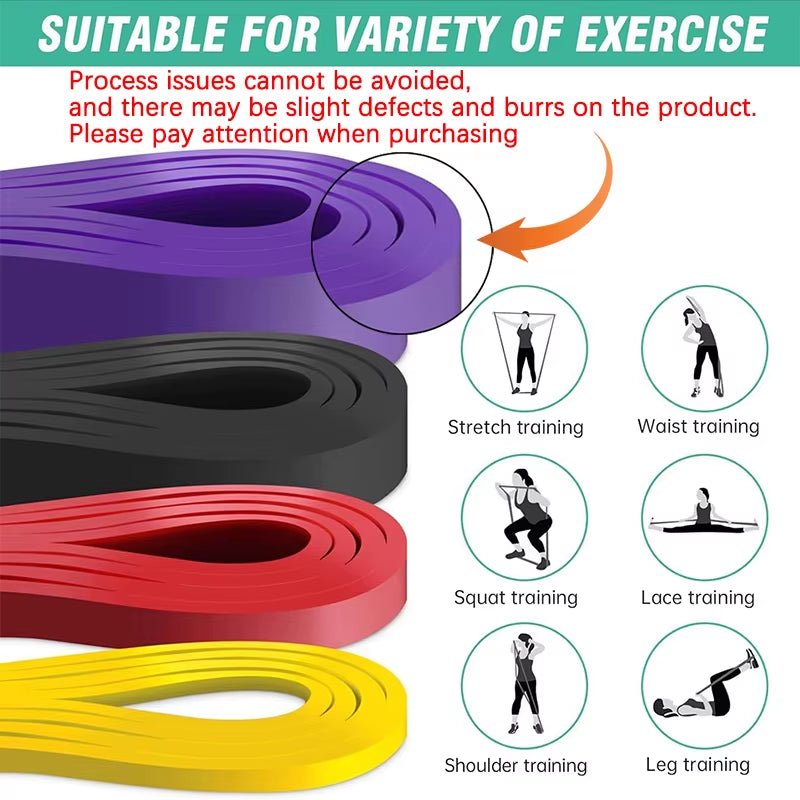 Resistance Band Set Pull up Assistance Bands Stretch Band Resistance Heavy Workout Exercise for Physical Therapy Home Workouts - from JK - sports | Yellow 15Bl