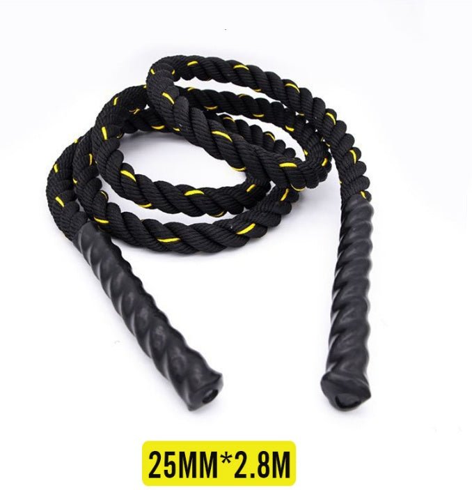 Rope Battle Skipping Ropes Power Training Fitness Home Gym Equipment - 0 from JK - sports | 25mm Black 3M