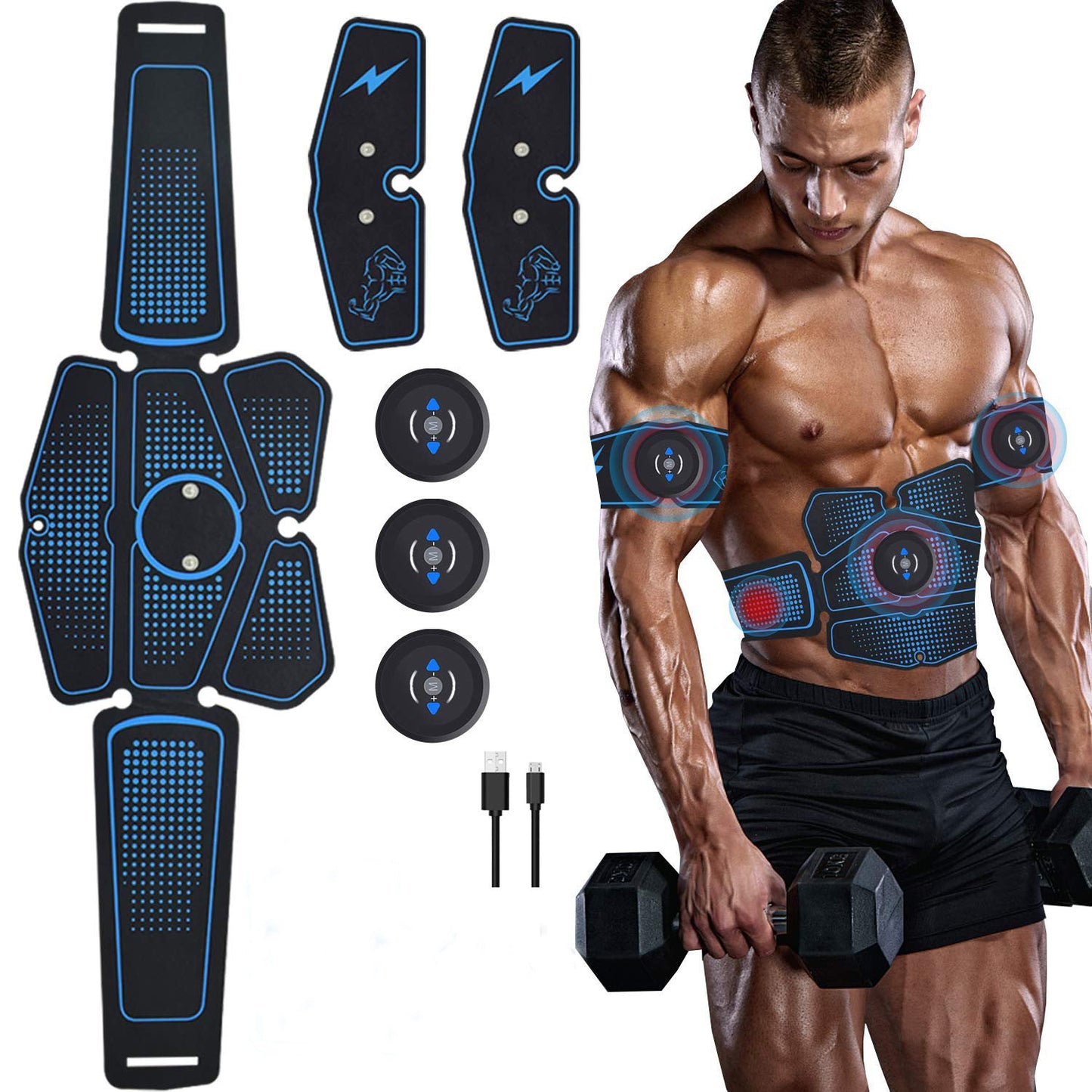 Smart Abdominal Exercise Muscle Fitness Equipment Home - 0 from JK - sports | Black blue
