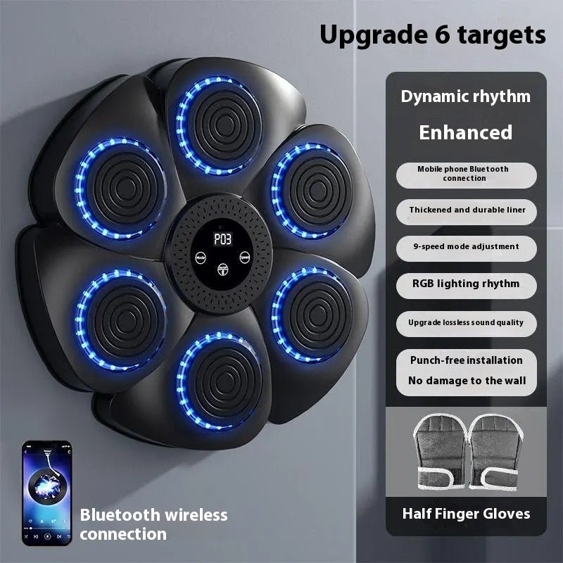 Smart Bluetooth Wireless Boxing Home Exercise Fitness Boxing Equipment - 0 from JK - sports | Black Boxing Target Gloves
