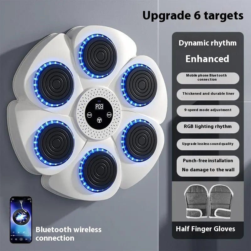 Smart Bluetooth Wireless Boxing Home Exercise Fitness Boxing Equipment - 0 from JK - sports | White Boxing Target Gloves
