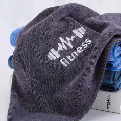 Sports Towel Gym Towel Pad Bath Quick - Drying Outdoor Water Absorption Running Basketball Outdoor - from JK - sports | Blue 25X110Cm