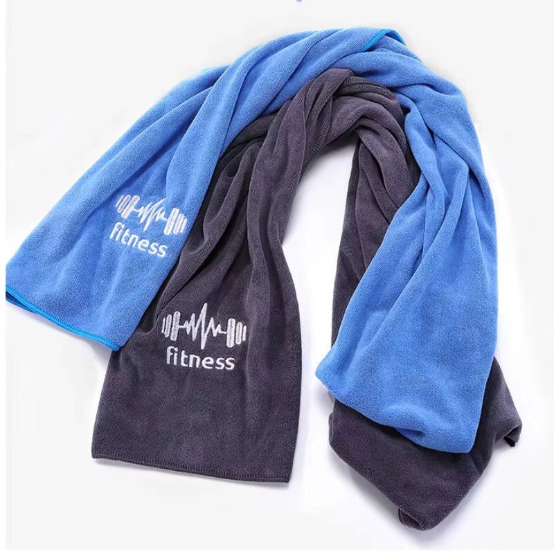 Sports Towel Gym Towel Pad Bath Quick - Drying Outdoor Water Absorption Running Basketball Outdoor - from JK - sports | Blue 25X110Cm