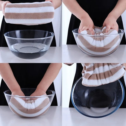 Stripe Super Soft Bath Towel 90 X 170 Cm Bathroom Towel Gym Towel Sports Towel Beach Towel Super Absorbent 1Pc - from JK - sports | Pink White 90X170Cm